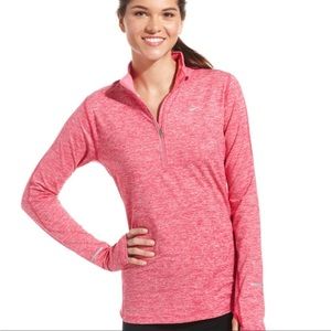 🔥Nike Element Half-Zip Running Top XS Soft Red
